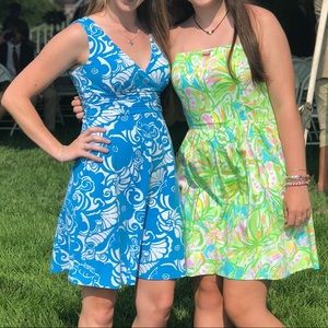 Lilly Pulitzer Blue Shell Dress